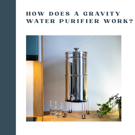 The gravity water purifier Pure Filters